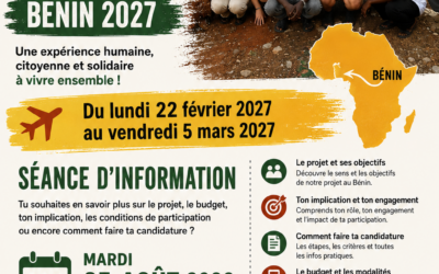 Séance d’informations pour le voyage interculturel – Bénin 2027